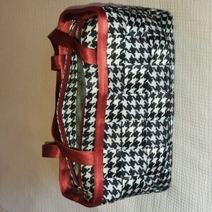 Harveys Original Seatbelt bag - black/ white with red handles